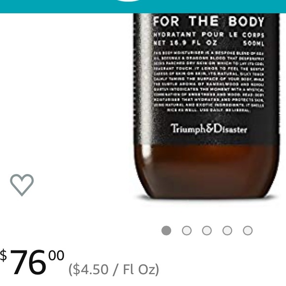 Triumph & Disaster moisturiser For the body - Picture 2 of 4